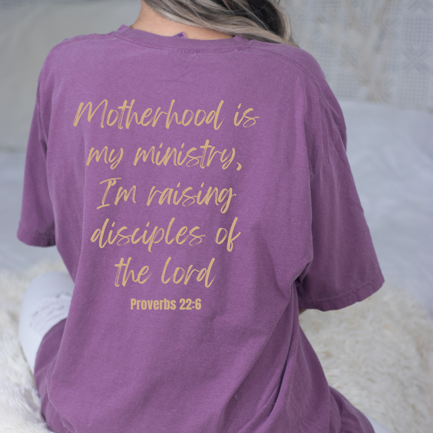 Proverbs 22:6 Graphic Tee - Christian Faith Tee