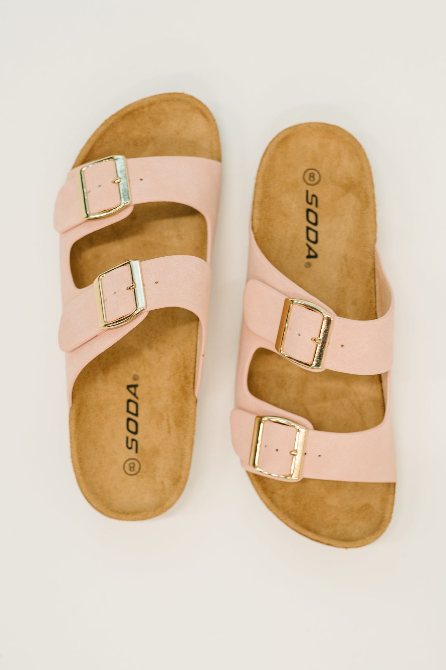 Jete Nubuck Double Buckle Slides