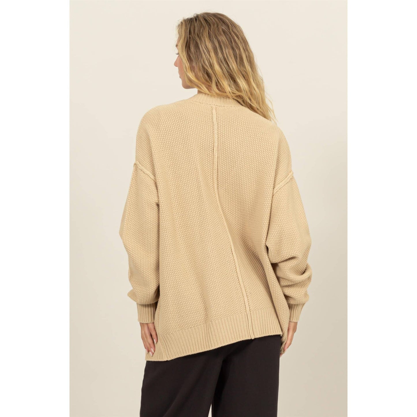 5 Colors! Oversized Button Up Cardigan With Pockets