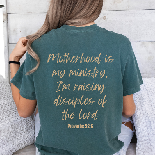 Proverbs 22:6 Graphic Tee - Christian Faith Tee
