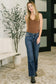 Casey Mid Rise Bootcut with Cell Phone Back Pocket & Slit by Judy Blue