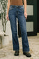 Casey Mid Rise Bootcut with Cell Phone Back Pocket & Slit by Judy Blue