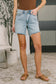 Evelyn Mid Rise Rigid Magic Dad Shorts by Judy Blue