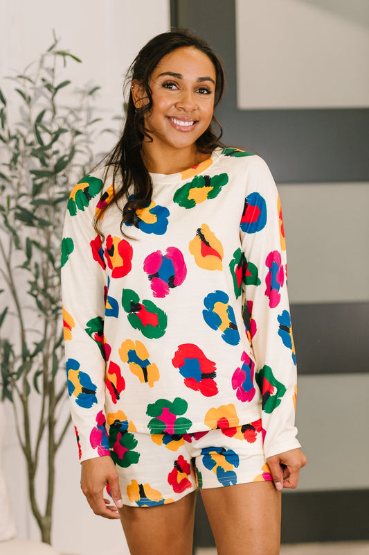 Floral Top and Shorts Set