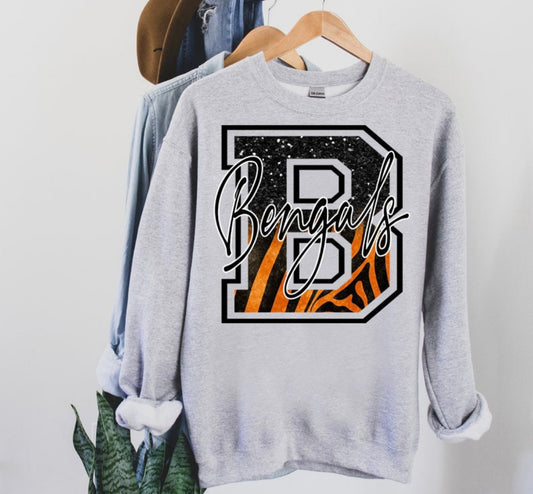 Bengals Game Day Crewneck Sweatshirt