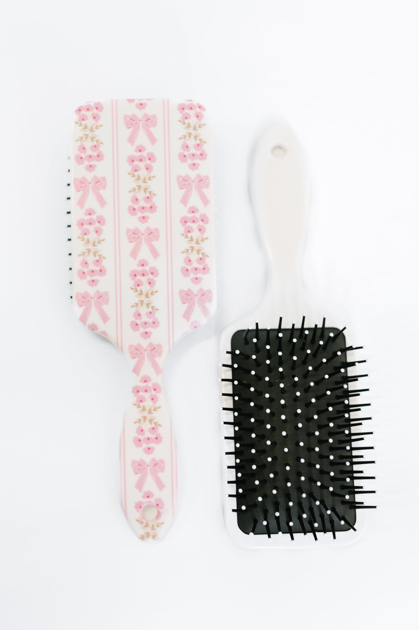 Bow and Floral Hair Brush