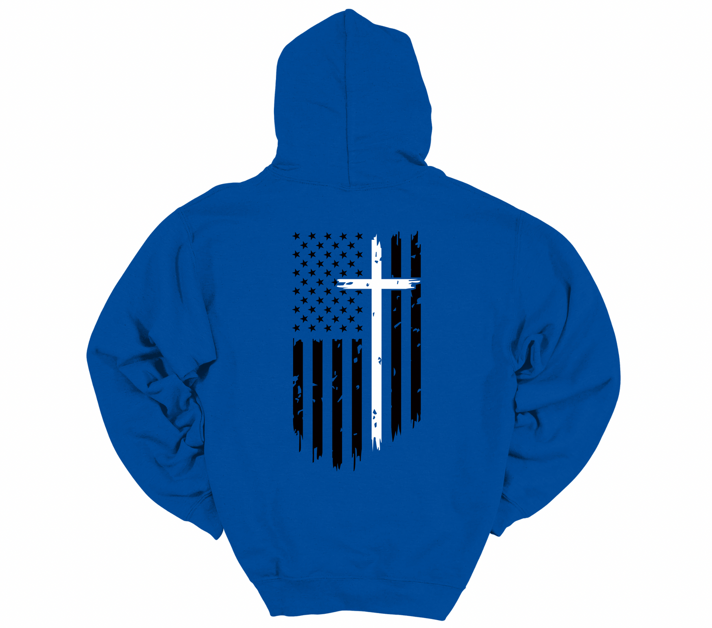 Humble Apparel Blue Cross Flag Hoodie