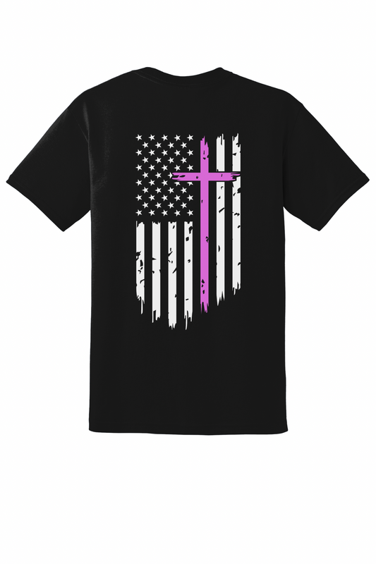 Humble Women’s Cross Flag Tee – Black