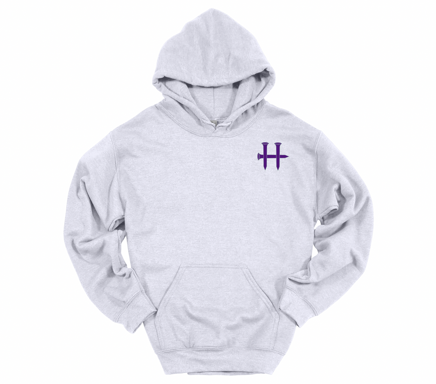 Humble Women’s Cross Flag Hoodie – Heather Gray