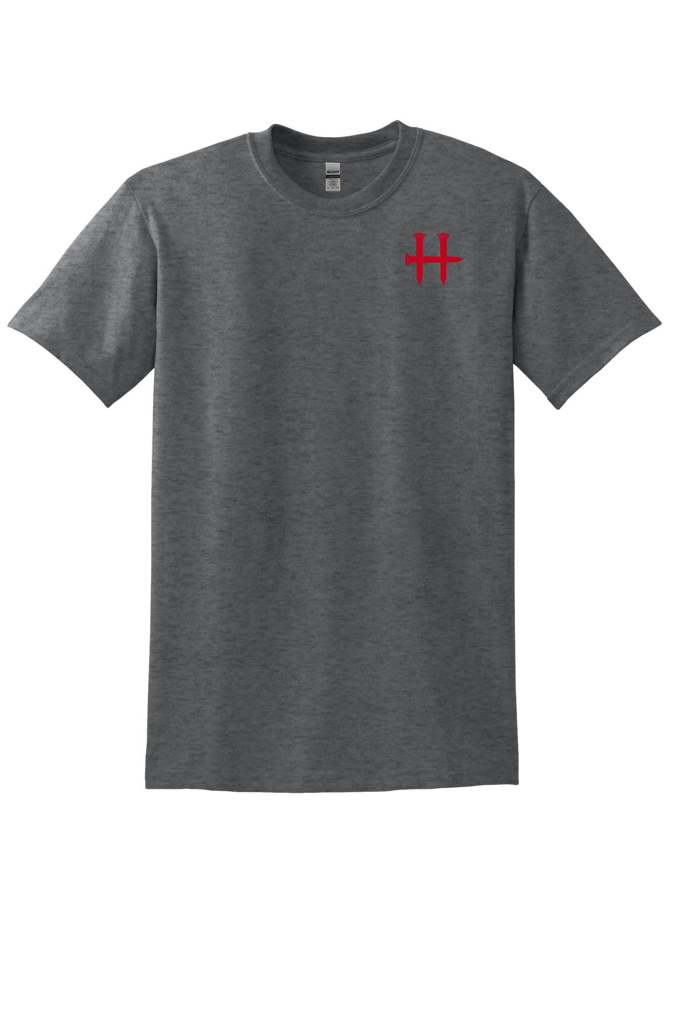Humble Men’s Cross Flag Tee – Charcaol