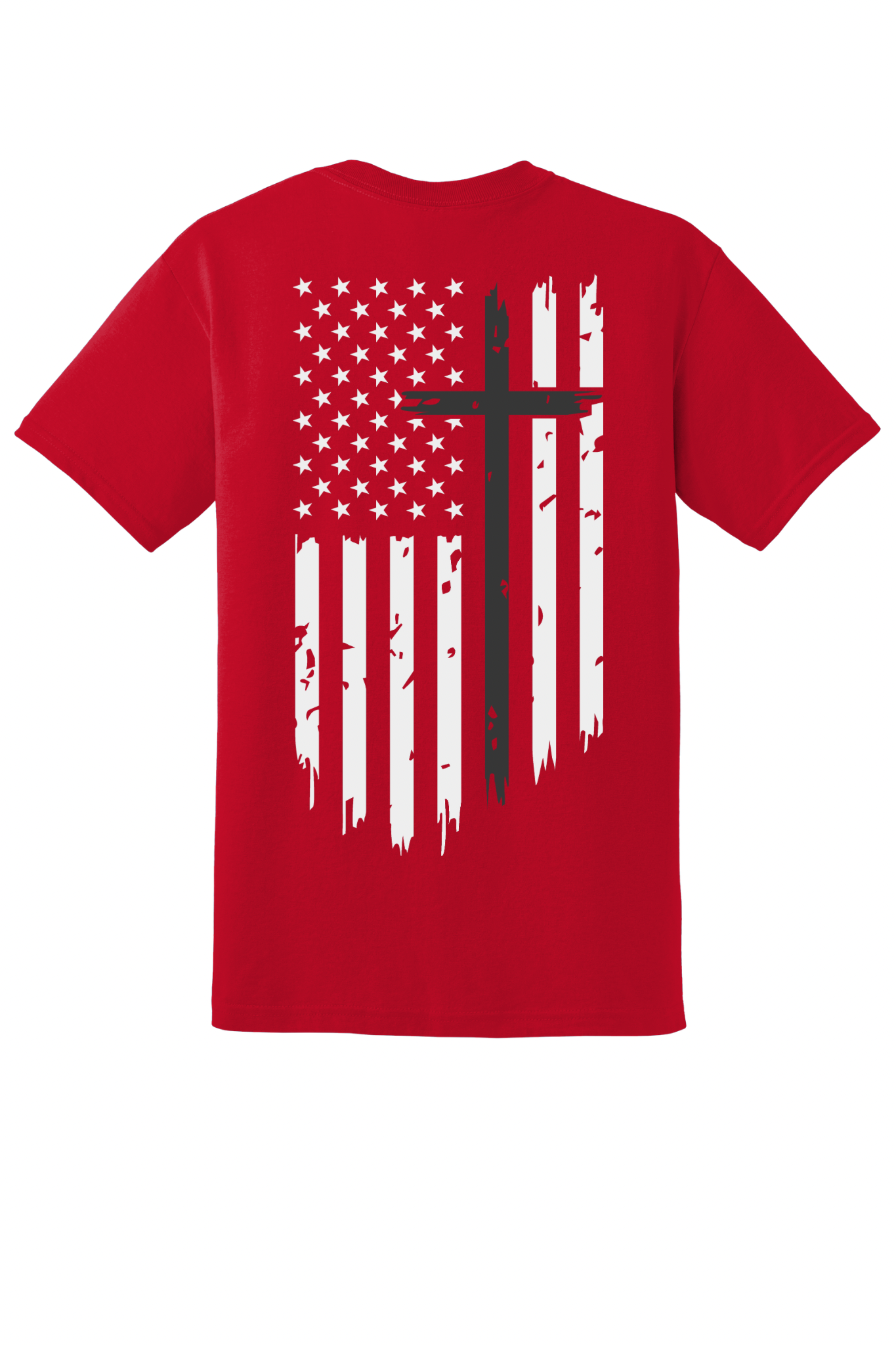 Humble Men’s Red Cross Flag Graphic Tee