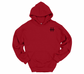 Faith Over Flag Hoodie – Red | Black Flag & Black “H”