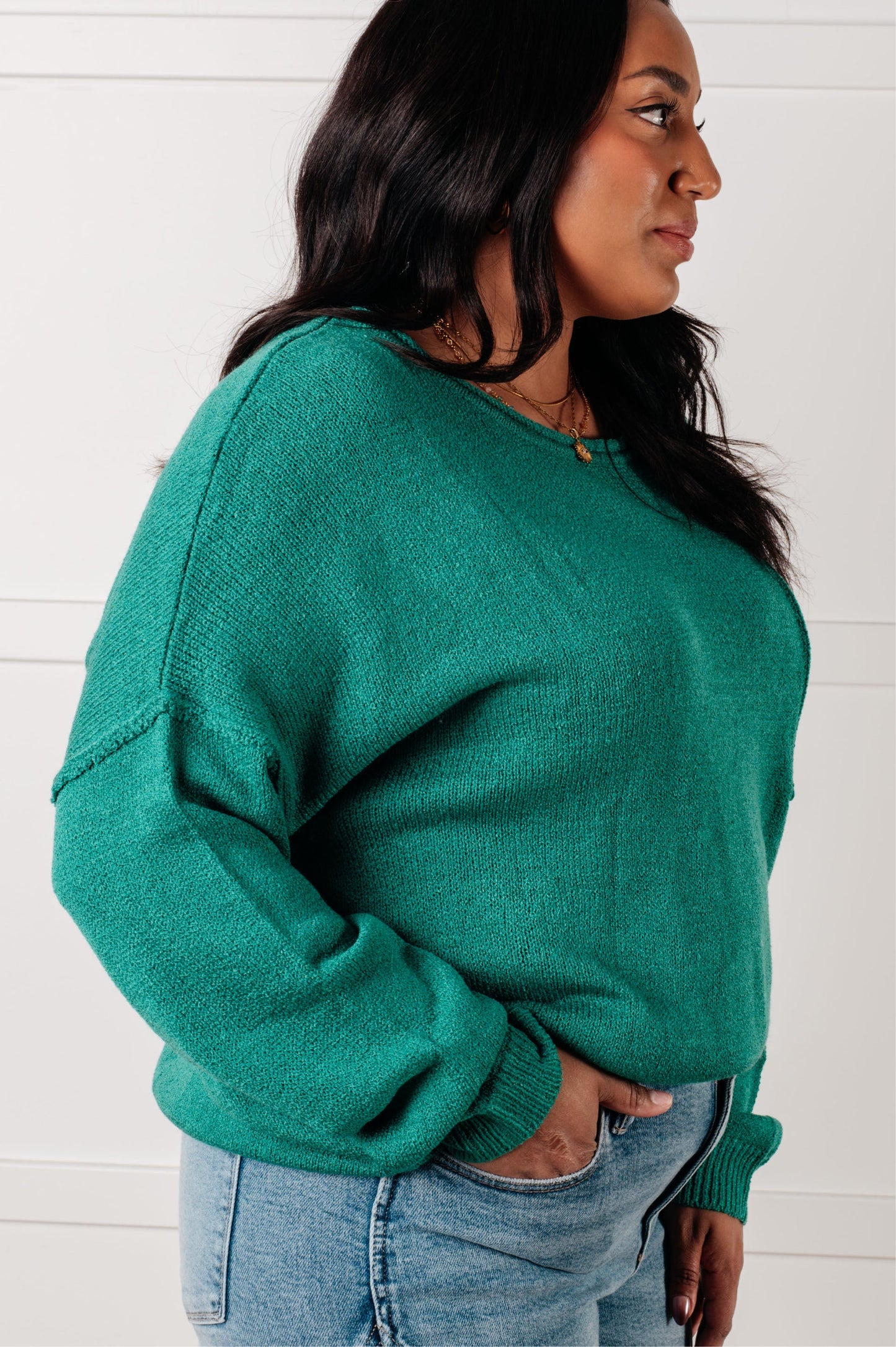 Drop Shoulder Sweater