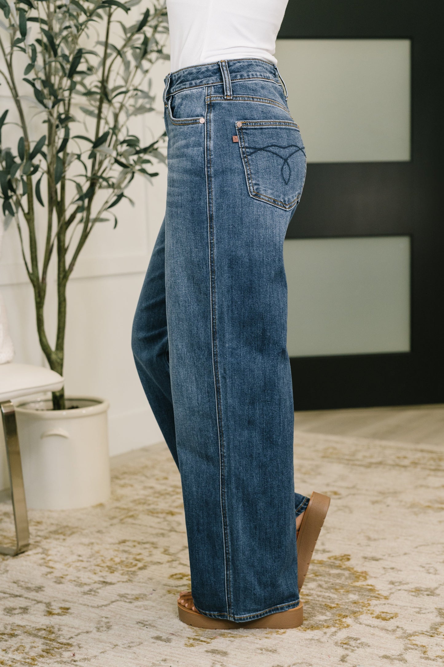 Marie High Waist Wilhelmina Baggy Jeans by Judy Blue