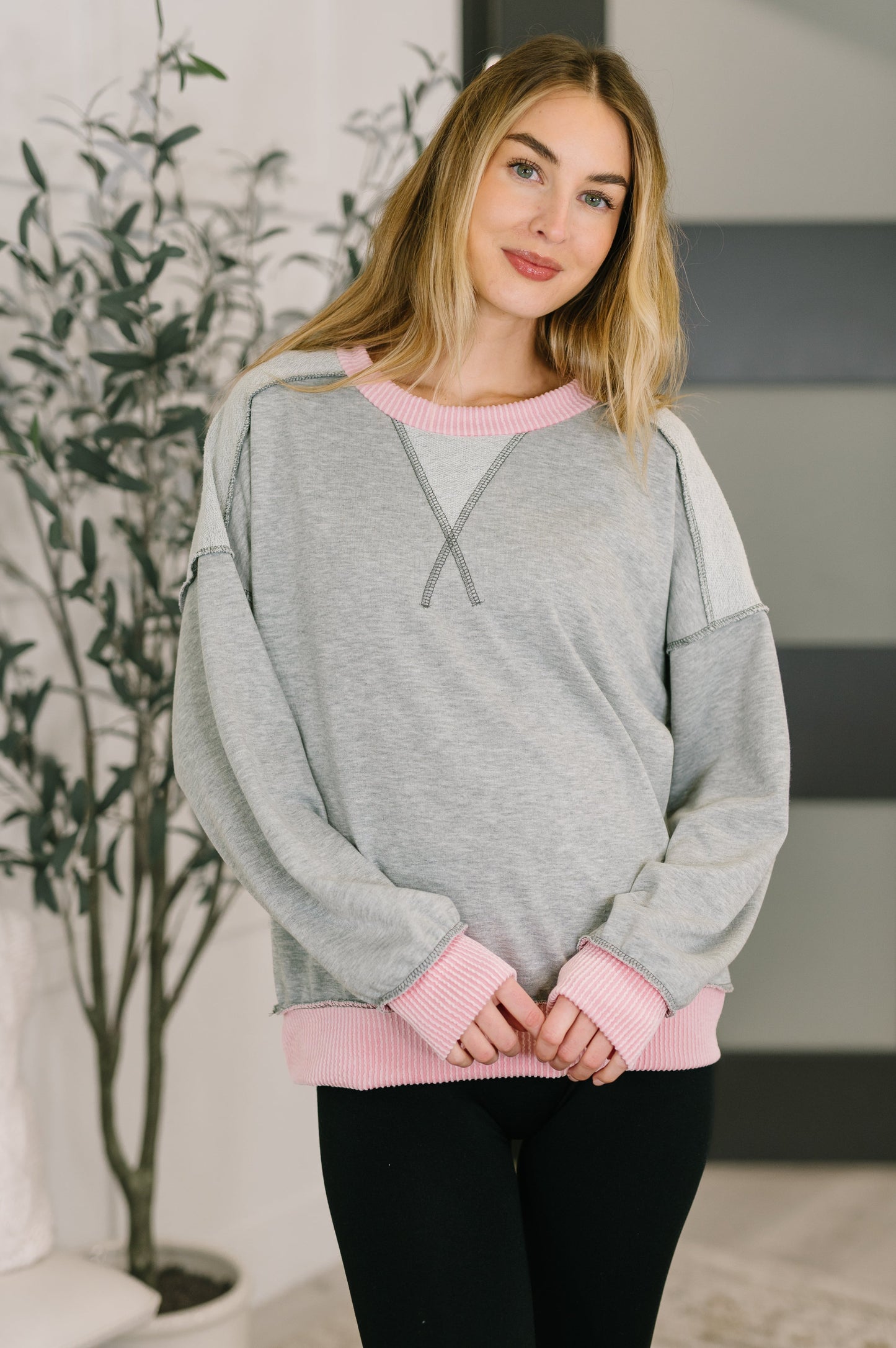 Midnight Cravings Trim Accent Pullover