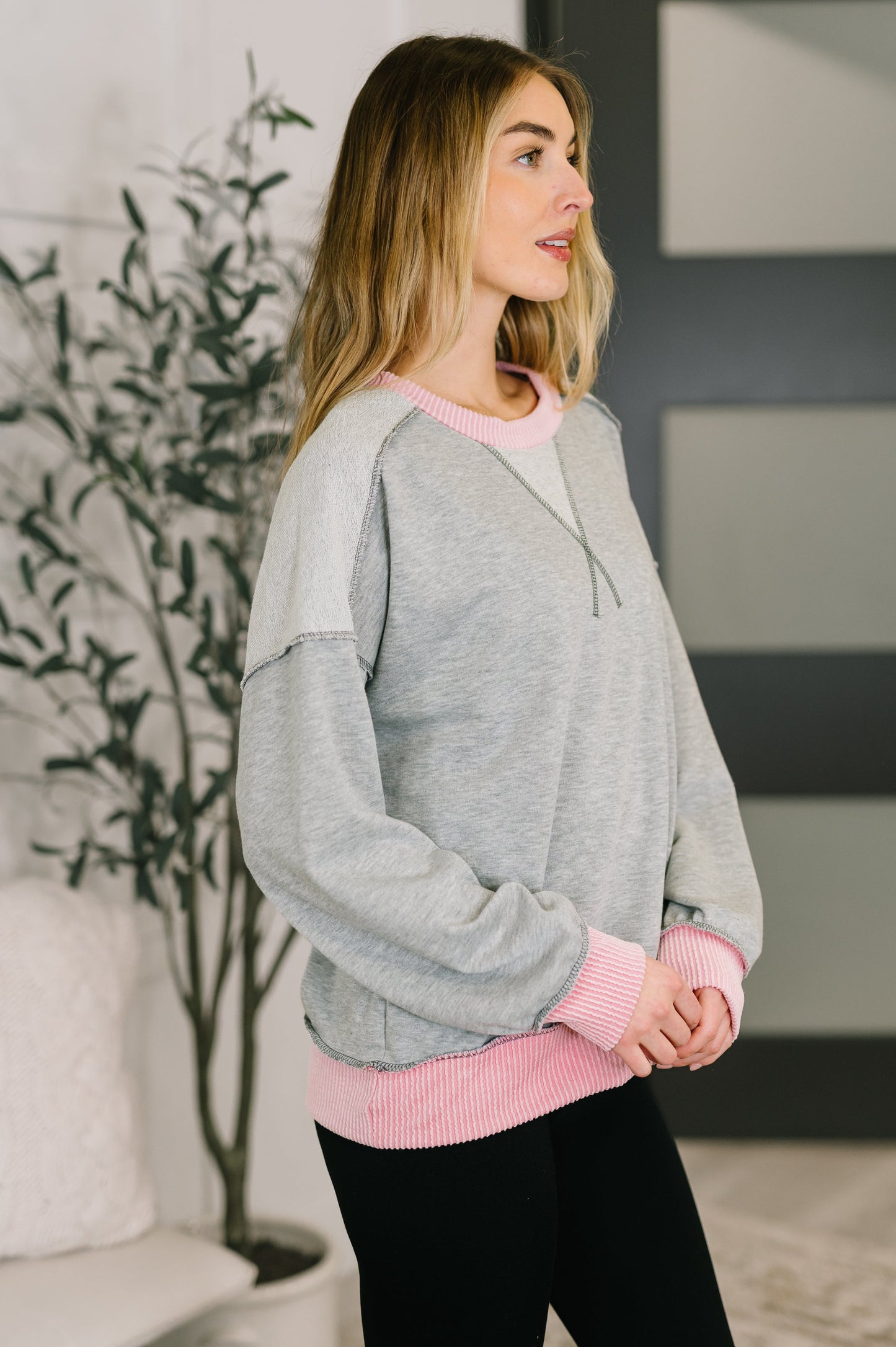 Midnight Cravings Trim Accent Pullover