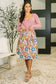 Floral Midi Skirt