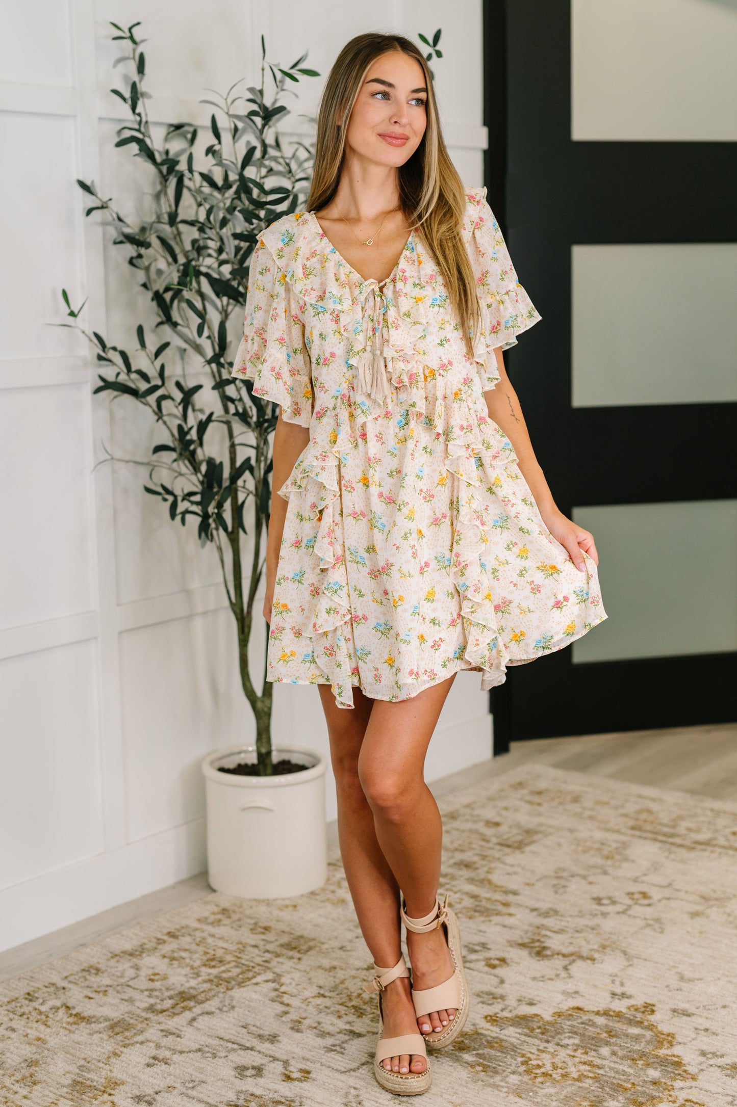 Boho Floral Dress