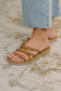 Strappy Sandals in Light Tan
