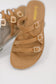 Strappy Sandals in Light Tan