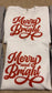 Merry and Bright Holiday Graphic Sweatshirt