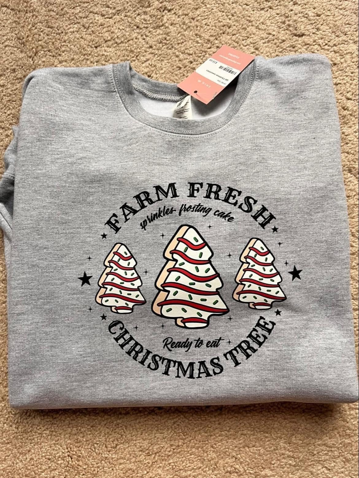 Farm Fresh Christmas Tree Sweatshirt